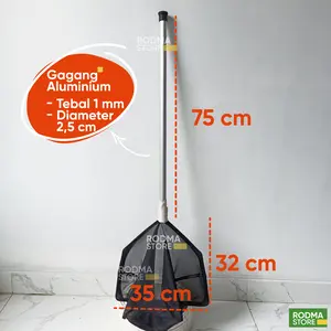 SEROKAN IKAN 35 cm SARINGAN IKAN KOI NILA LELE MAS SEROK JARING LAMIT GROSIR KUTU AIR JENTIK NYAMUK LUMUT