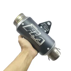 Silencer Knalpot FRA GP Pro Black Pendek P15cm Original Hitam Coating Inlet 50 Silincer Only