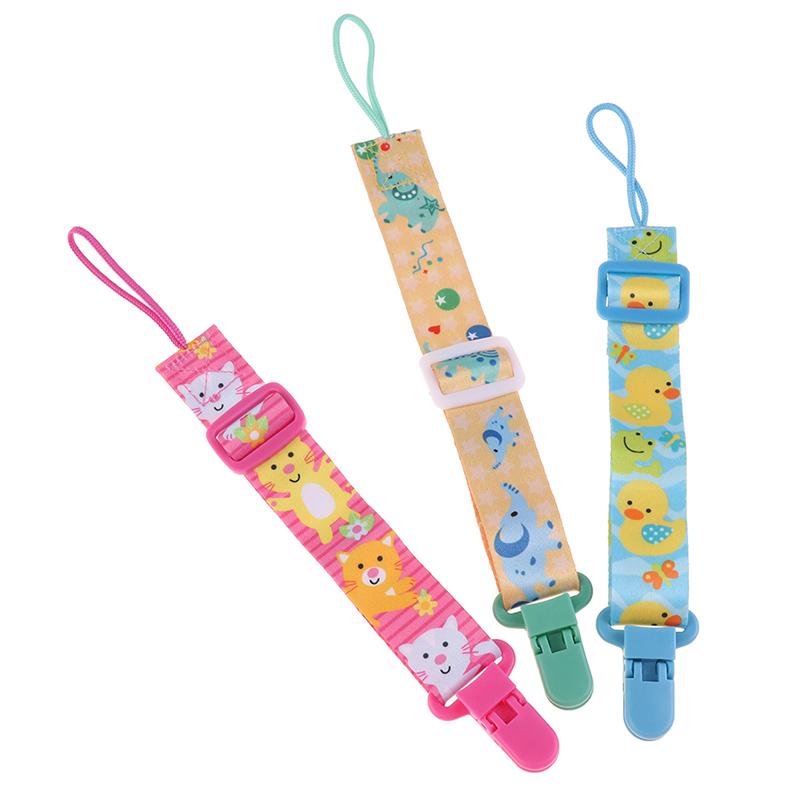 Product Introduction of 1Pc Adjust Baby Pacifier Clip Chain Ribbon Dummy Holder Soother Pacifier Clips Strap Nipple Holder for Infant Feeding 14