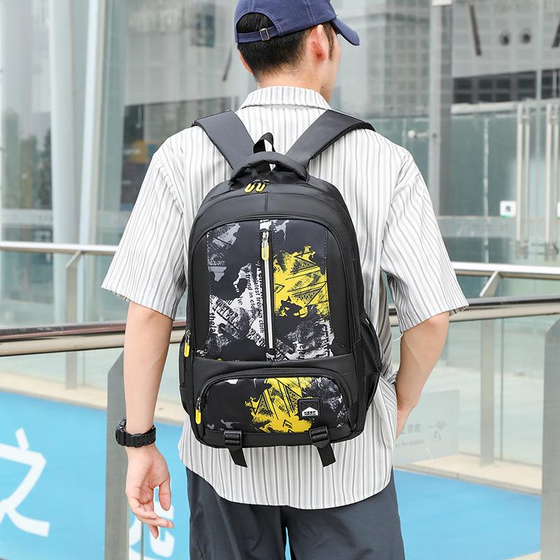 Product Introduction of [HOT MỚI] Balo đi học nam lớp 3 đến lớp 12 họa tiết graffiti thời trang hàn quốc cho nam ba lô trung học cho bé trai unisex chống thấm nước đựng laptop 3