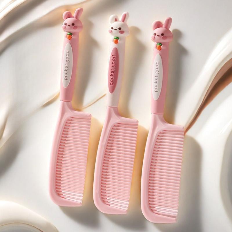 High looks hair comb, portable comb, cute ladies' long hair, home use girls, children's straight hair, straight hair, ponytail comb 1
