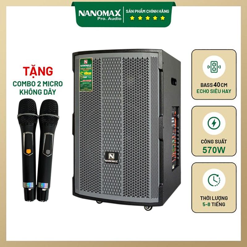  Loa Kéo Nanomax SK-15Q3 Bass 40cm 570W.  Sự Lựa Chọn Hoàn Hảo Cho Karaoke Di Động Củ Loa Nghe Nhạc 