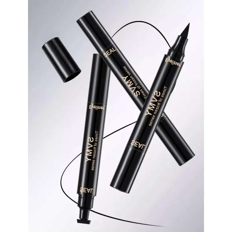 Eyeliner Stamp 2 in 1 Waterproof Liquid Eyeliner Pensil 4
