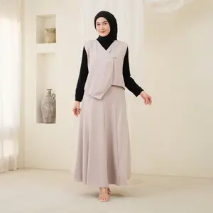 Naomi Vest Set - Set Blazer Wanita - Vest Outer Set - Setelan Rok Wanita - Vest Wanita - One Set Skirt - Maxi Skirt Set - Setelan Rok - Rok Panjang