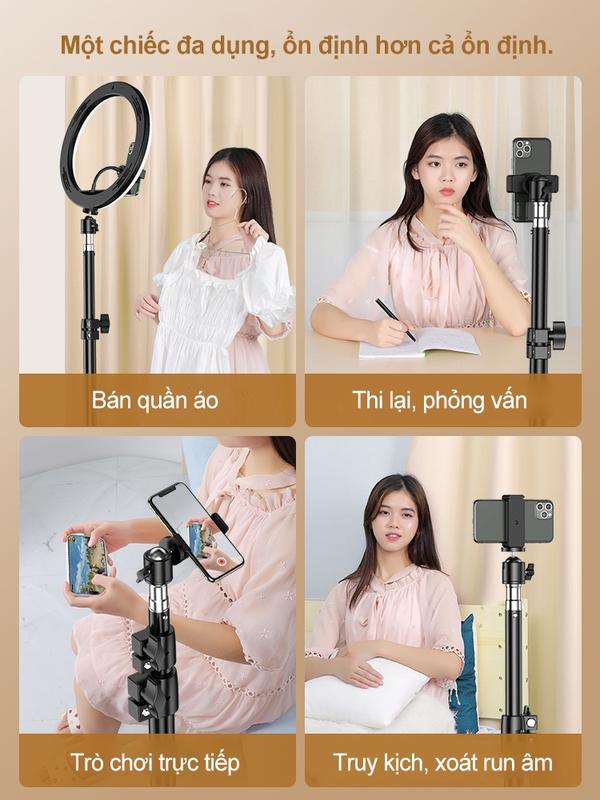 Bộ chân đế chụp ảnh có kẹp điện thoại di động và Bluetooth - Phụ Kiện, Camera Selfie 3