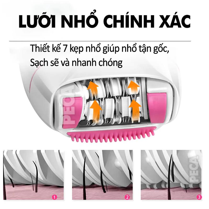 Product Introduction of Hair removal machine Kemei km-189a dedicated defeathering full-body, battery charger professional 6