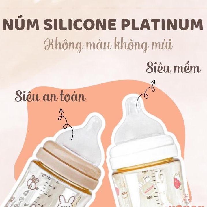 Núm ty bình Ubmom Hàn Quốc đủ size cho bé - Núm ty thay thế bình sữa