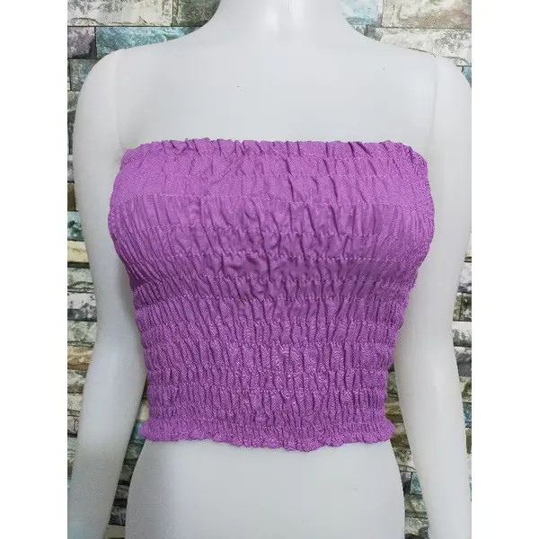 kemben kerut kemben polos Katun Atasan Top Tank Melar Lembut Nyaman