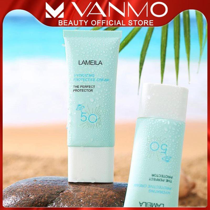 Kem Chống Nắng Lameila Chống Nắng Dưỡng Trắng Kết Cấu Mỏng Nhẹ Bảo Vệ Cho Da Với SPF 50 PA+++ Skincare Sunscreen