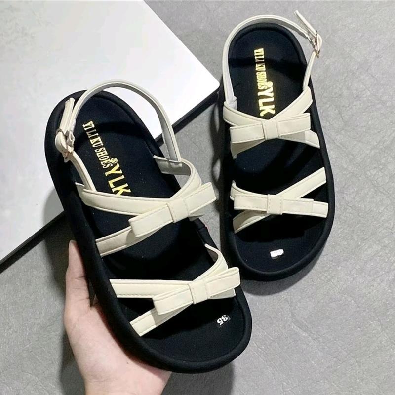Dép Sandan Hai quai Nơ Siêu xinh,cao 2.5cm,đế êm,siêu nhẹ,quai mềm,chân quai có khâu chỉ chìm,lên chân siêu xinh,dễ phối đồ,thích hợp đi chơi,đi làm,đi học. Nữ DéP Shoes GiàY Hoa Women Jean 8