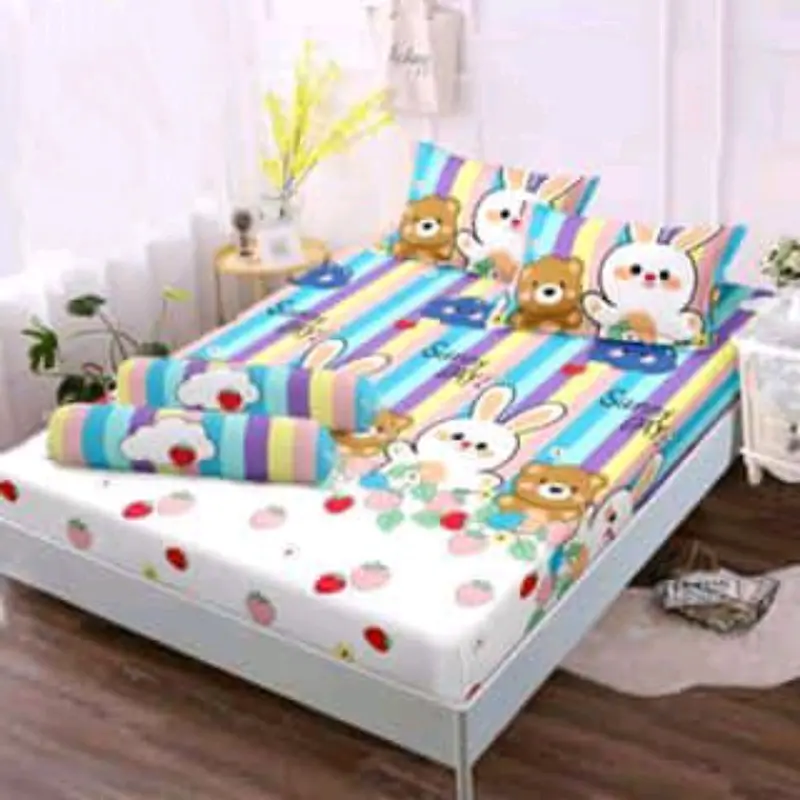 SPREI 3D KARAKTER MOTIF STAR SQUAR UK 180X200 160X200 Bantal Guling 3