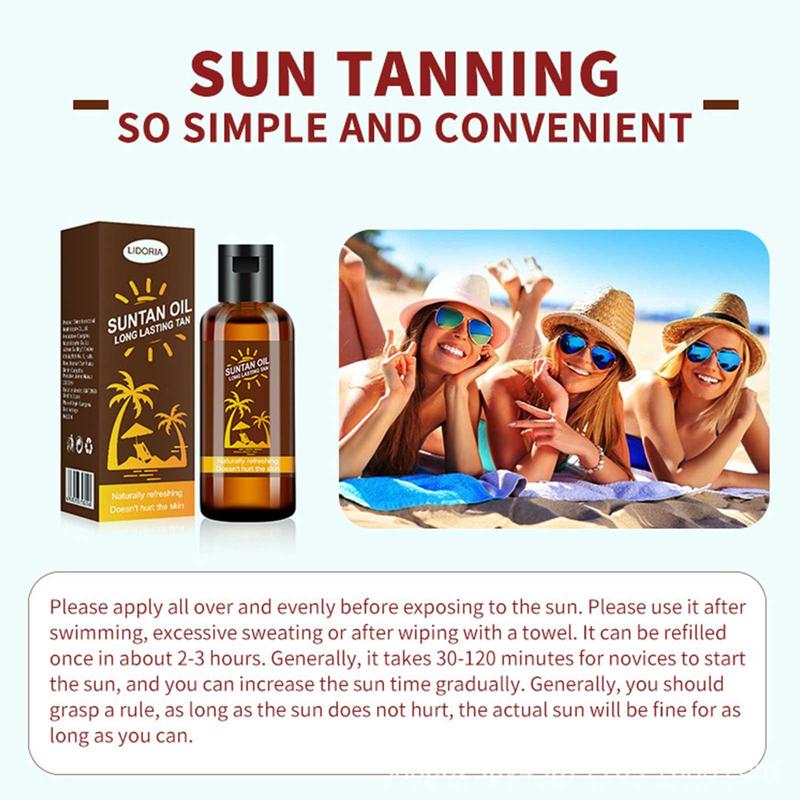 Product Introduction of Tanning Cream Tanning Oil Sun Free Body Lotion Wheat Boost Black Oil Bronzer Sunscreen 27