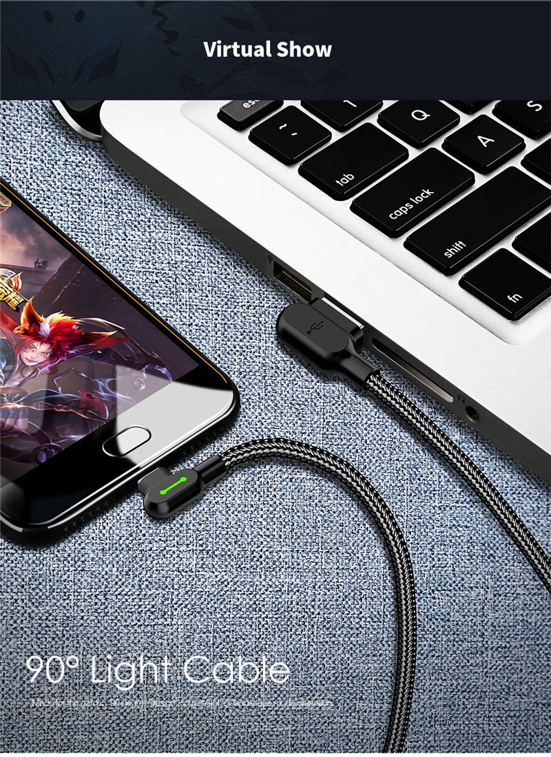 Product Introduction of Lovebay 3M USB Cable Fast Charging Cable Type C LED Phone Charger Data Cord For Huawei Xiaomi Samsung Phone Charger Fast Cable Smartphone Cellphone 11