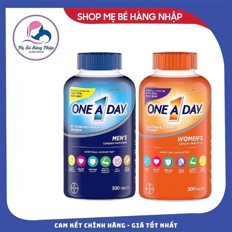 Viên uống One A Day dưới 50 bổ sung vitamin tổng hợp