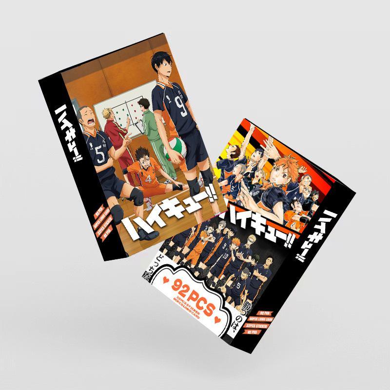 Product Introduction of 92Pcs/Set Volleyball Boys Double-sided Lomo Cards High Definition Printing Collectible Cards Stickers Bookmarks Greeting Cards DIY 4