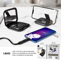 Gambar LENYES LB602 60W Multifunctional Storage Box Cable Type C Fast Charging With Converter USB + Lightning + Micro Kabel Data Powerbank Charger dari LENYES INDONESIA Kota Administrasi Jakarta Pusat 5 Tokopedia