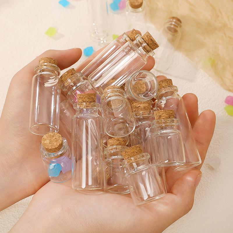 Product Introduction of Chai Thủy Tinh Nút Chặn Mini, 20 / 10 Cái, Quà Sinh Nhật Tự Làm, Trong Suốt, Rỗng, Chai Điều Ước, Thích Hợp Cho Giáng Sinh Và Trang Trí Tiệc Cưới 13