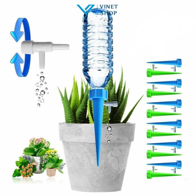  Đầu tưới nhỏ giọt điều chỉnh được sử dụng với chai nước tự chế  1 van  -DC4606 