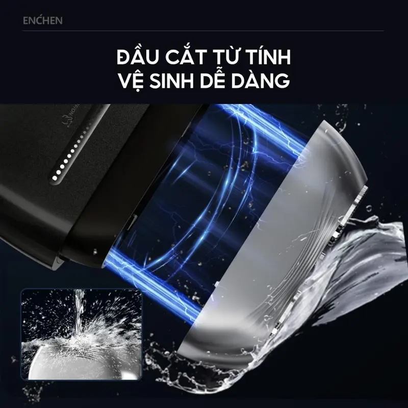 [TẶNG MÁY CẮT LÔNG MŨI] Máy Cạo Râu Mini 6/6s, Đầu Cạo Nổi 28 Lưỡi Dao Kép Tự Mài, Chống Nước Toàn Thân 4
