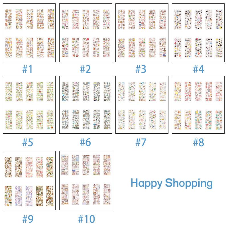 10 Sheets Kawaii Cartoon Pet Planet Series Stickers Journal Scrapbook Decor DIY Stickers 4