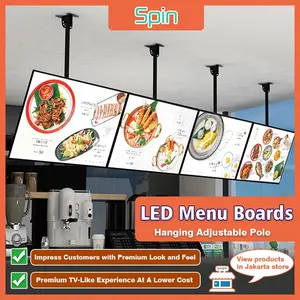 CEILING LIGHT BOX / SLIM LIGHT BOX TERSEDIA BERBAGAI UKURAN // MENU BOARD .. LIGHT BOX // PAPAN MENU // LED BOX