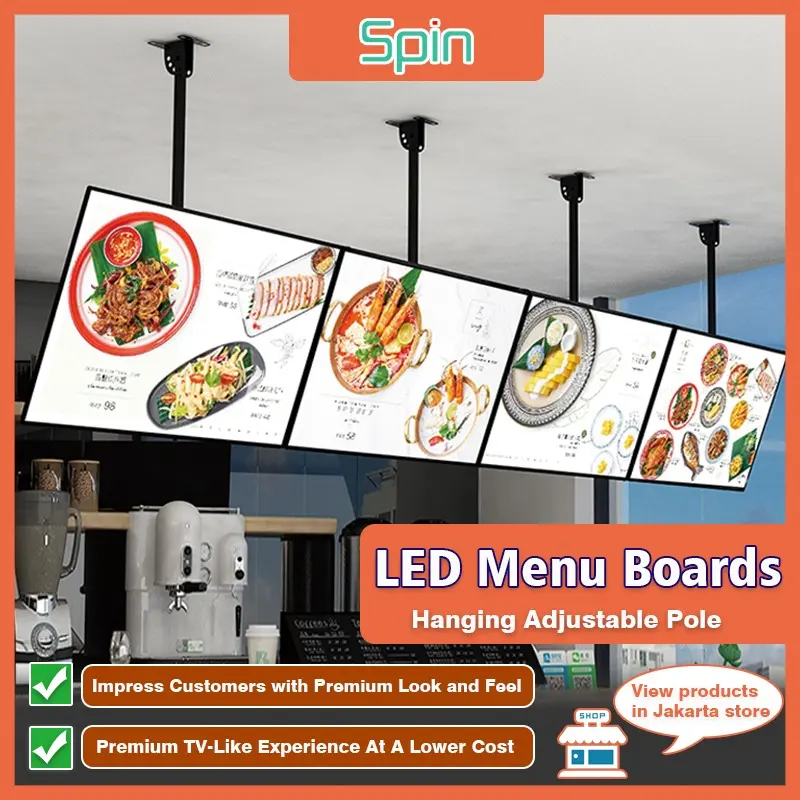 SLIM LIGHT BOX TERSEDIA BERBAGAI UKURAN // MENU BOARD .. LIGHT BOX // PAPAN MENU // LED BOX 0
