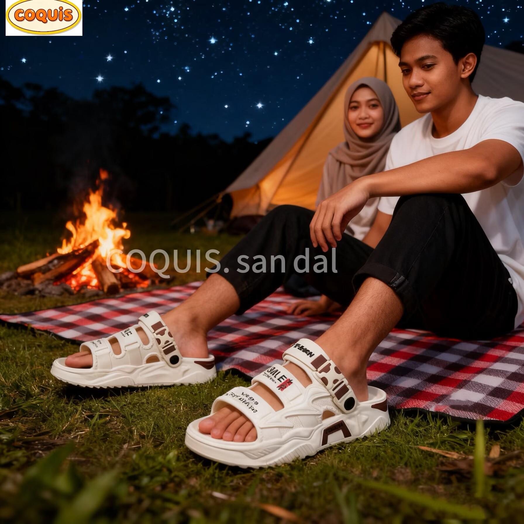 2026COQUIS Sandal Pria Premium Model Korea Baim Sendal jibbitz Baim Cowok Korea Style Sol EVA Bahan Rubber Anti Slip Nyaman & Empuk 2026COQUIS Sandal Pria Premium Model Korea Baim Sendal jibbitz Baim Cowok Korea Style Sol EVA Bahan Rubber Anti Slip Nyaman & Empuk