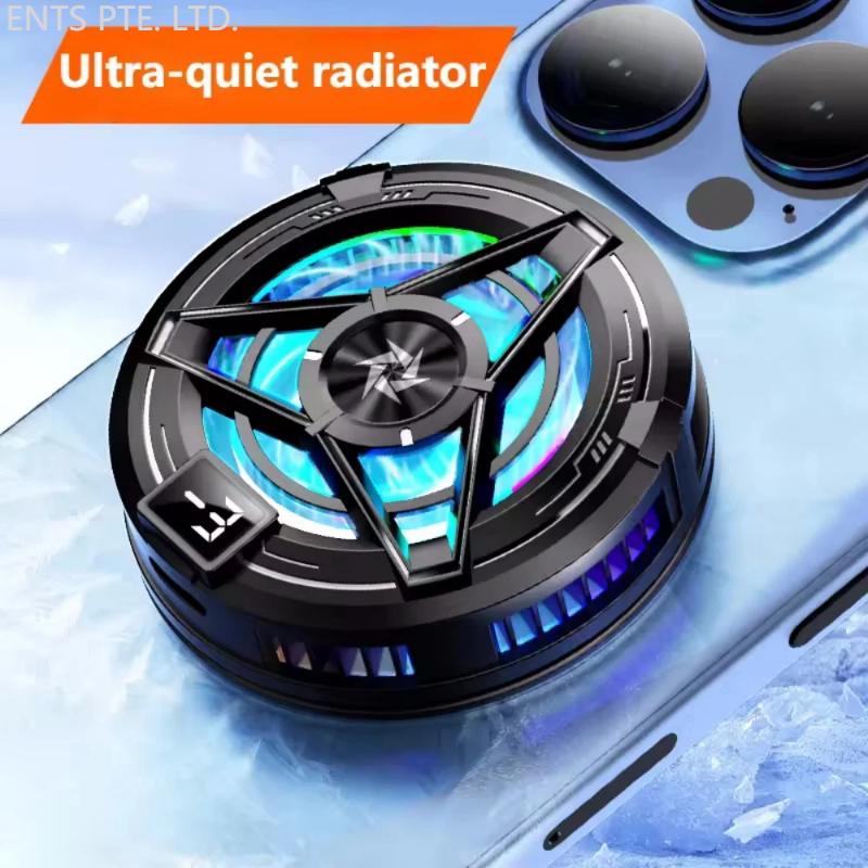 Product Introduction of SL17 Magnetic Phone Cooler Portable Phone Semiconductor Radiator RGB Fast Cooling Phone Cooler With LED Temperature Display 0