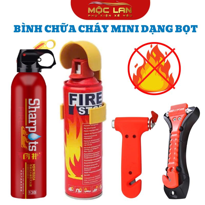  Bình Chữa Cháy Mini Dạng Bọt - Bình FIRE STOP Dân Dụng Chuyên Dụng Cho Nhà Cửa Xe Ô Tô 