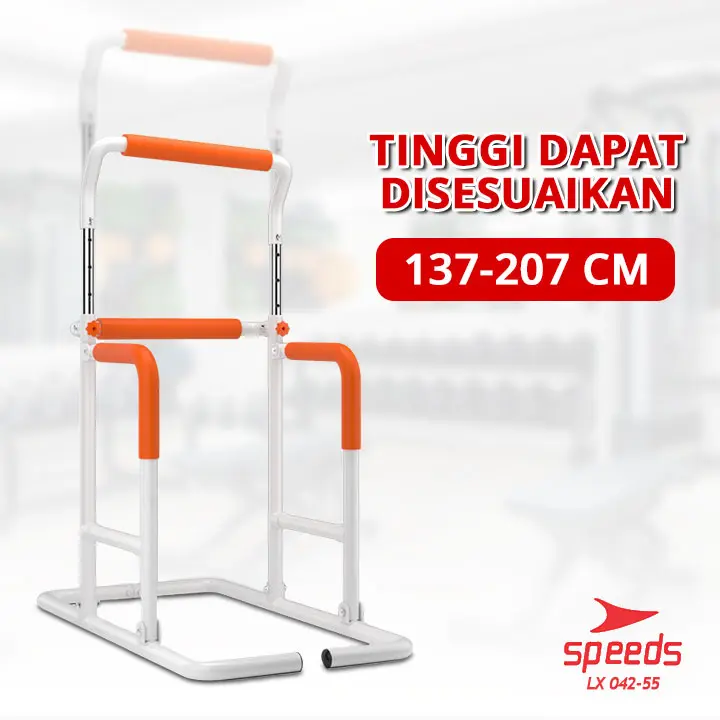 SPEEDS Chin Up Hanging Bar Pull Up Bar Alat Olahraga Fitness Gym Rumah Home Gym Iron Gym 042-55 1