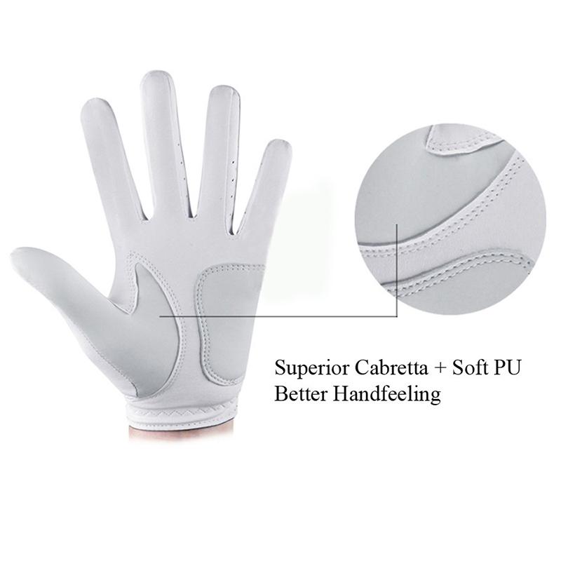 Product Introduction of ถุงมือกอล์ฟข้ามพรมแดนสำหรับผู้ชาย ถุงมือหนังแกะระบายอากาศ กันลื่น มือซ้ายและขวา ทนต่อการสึกหรอ เดี่ยว ขายร้อน 18
