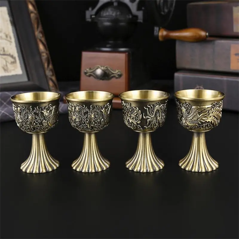 Vintage Metal Coffee Pot & Cup Set, 1 Set Including 4 Counts Coffee Cups & 1 Count Coffee Pot & 1 Count Tray, Creative Coffee Set for Home & Restaurant Decor 6