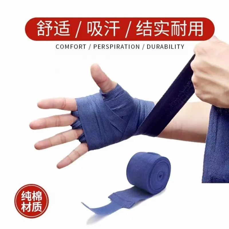 3-meter Boxing Strap Muay Thai Male and Female Adult Fighting Sanda Hand Strap Cotton Elastic Wrapping Hand Strap Bandage Hand Cloth