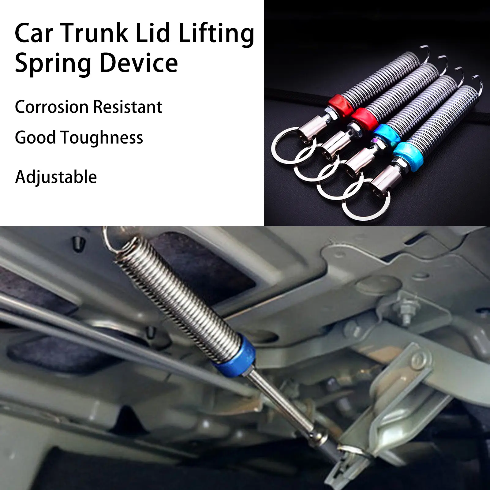 1 Set Trunk Lid Lift Automatic Universal Car Trunk Boot Lid Lifting Spring Car Accessories
