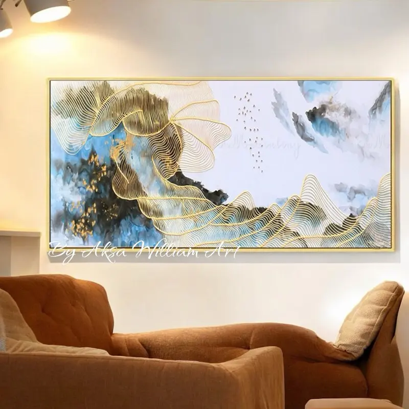 lukisan abtrak aesthetic modern art