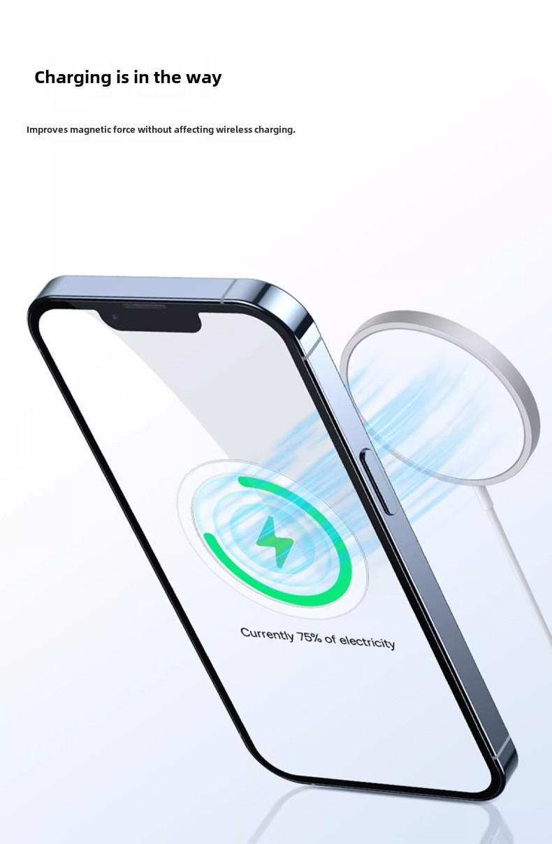 Product Introduction of Mobile phone car mount mobile phone patch magnetic patch wireless charging magsafe back patch magnetic patch ultra-thin universal 5