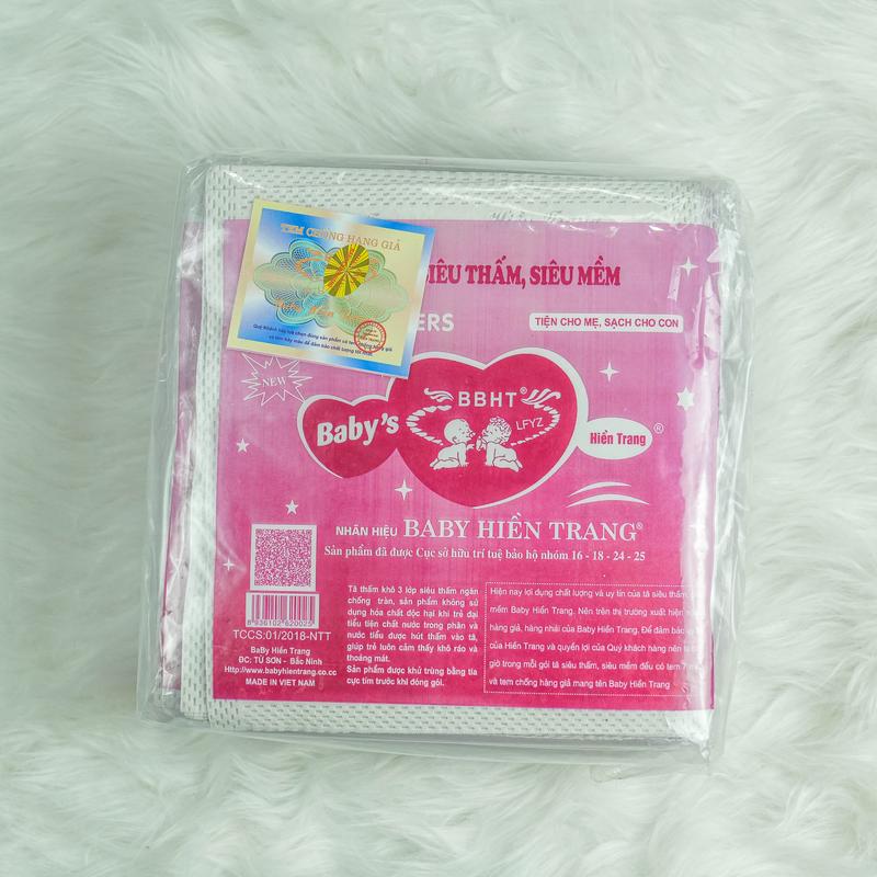 Cực Rẻ Combo 10 Gói 100 Miếng Tã Giấy Lót Phân Xu Tã Lót Cao Cấp 3 Lớp Cho Bé Sơ Sinh Bayby Hiền Trang tã lót. Bỉm