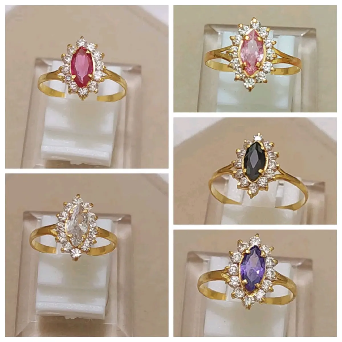 Cincin model lady 1 gram - cincin wanita