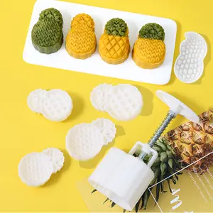 30g-50g CETAKAN nastar mooncake mould pineapple cake Cetakan Kue Nanas Puff Pastry Model Kue Bulan Nanas Tekan Tangan
