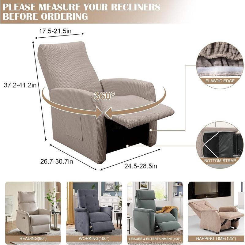 Taupe recliner cover sale