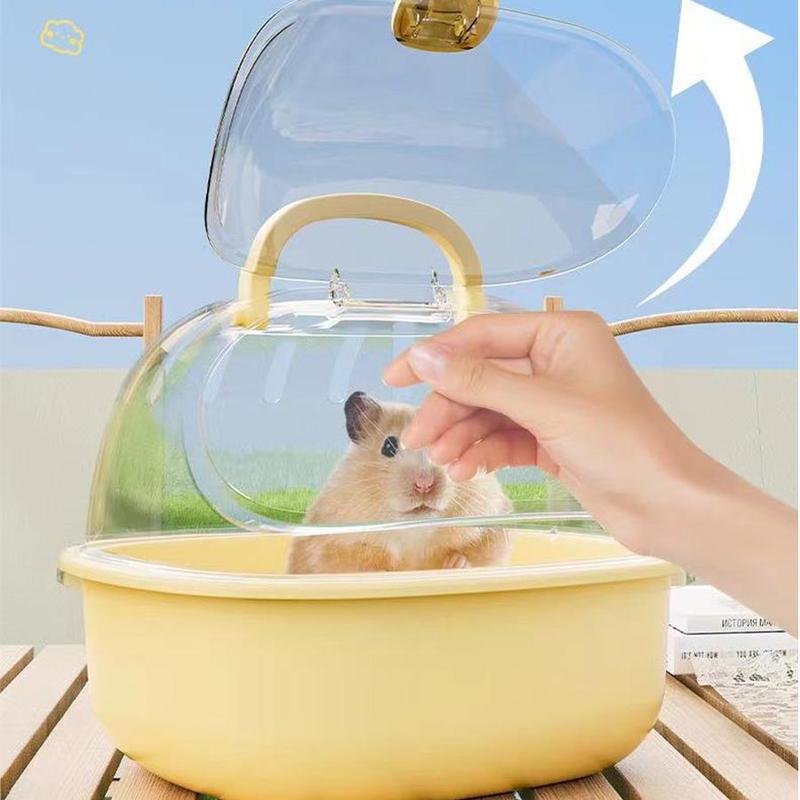 Portable Hamster Cage, Pet Carrier Cage with Water Bottle, Pet Travel Cage, Hamster Supplies for Outdoor Camping, Pet Supplies 5