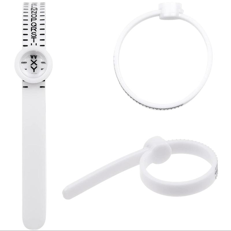 Ring Size Measuring Tool, Reusable Ring Size Measuring Tool with Magnifier, Hand Measuring Tool for Home & Office 4