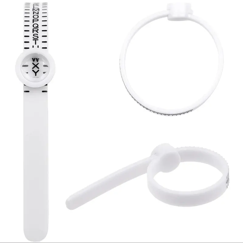 Ring Size Measuring Tool, Reusable Ring Size Measuring Tool with Magnifier, Hand Measuring Tool for Home & Office 4