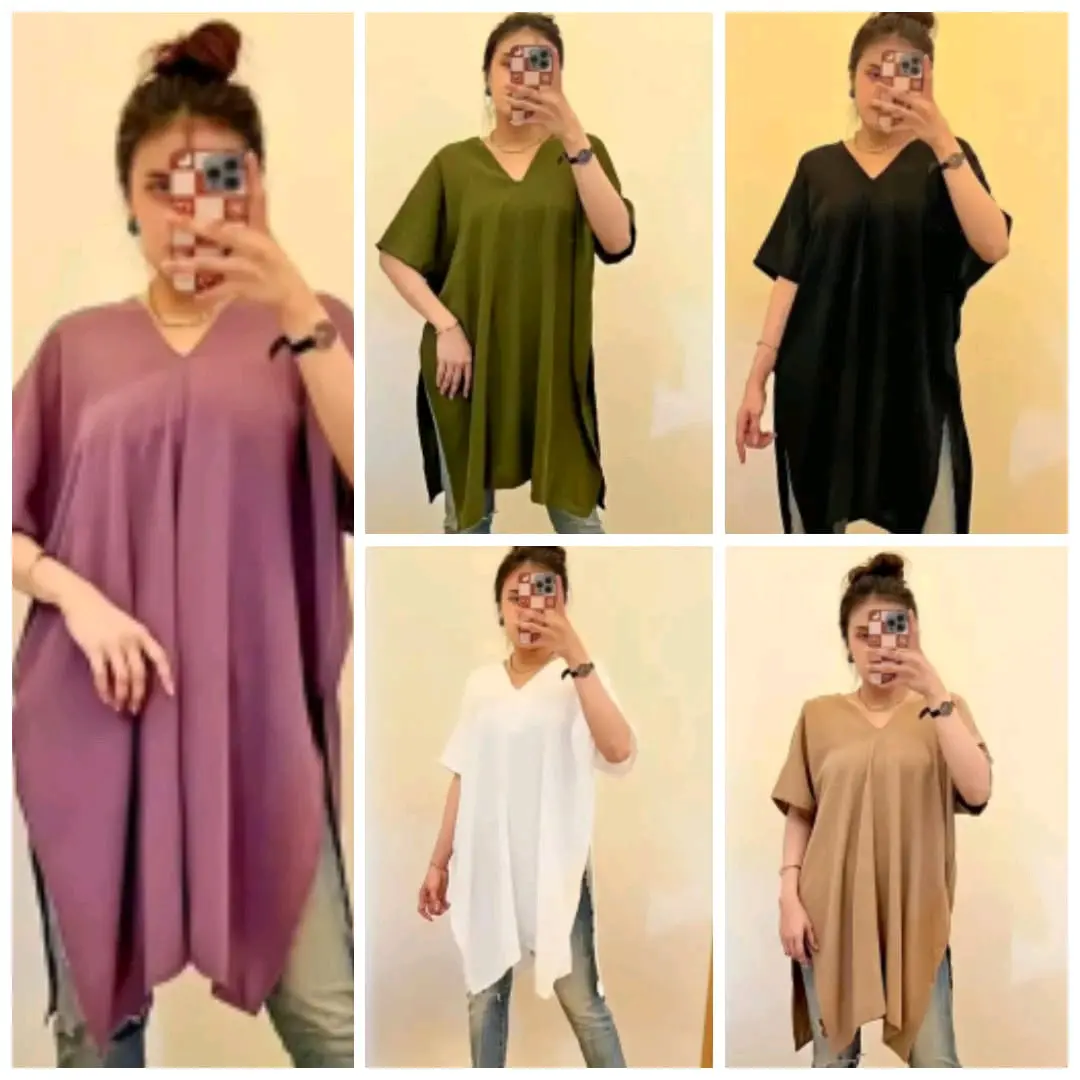 Nagitha Air Flow 100 Ribuan 4 Pcs Atasan Basic Wanita Airflow Panjang