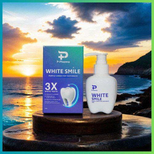 Product Introduction of Combo 2 Kem Đánh Trắng Răng White Smile Giúp Trắng Răng, Hơi Thở Thơm Mát - Lọ 140 gram - Đơn 2 chai 8