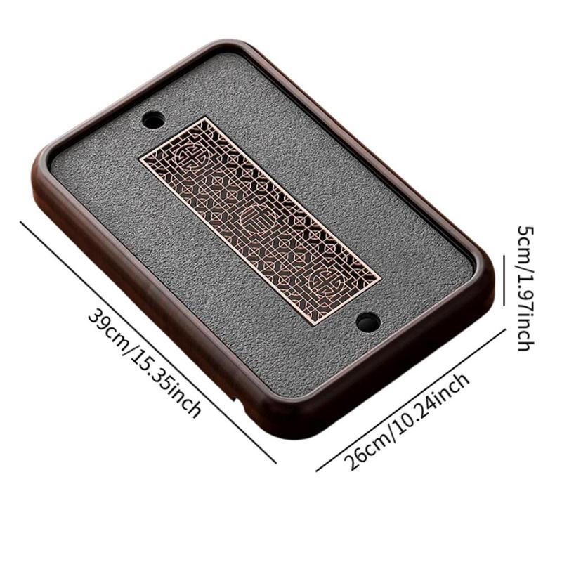 Product Introduction of Chinese Kungfu Tea Tray Detachable Convenient Tea Lover Gift Teapot Tray Teacup Plate for Teahouse Hotel Household Office Home 0