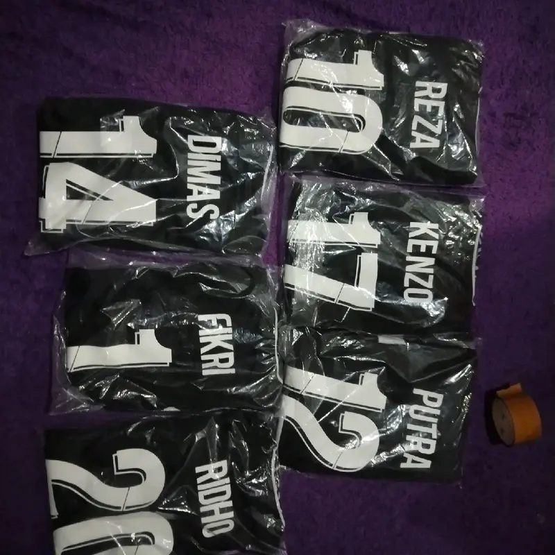 Setelan dan clana BOLA PAKET KOMLIT NAMA+NOMOR+LOGO DAN SEPONSOR Baju Futsal Olahraga Sport 2