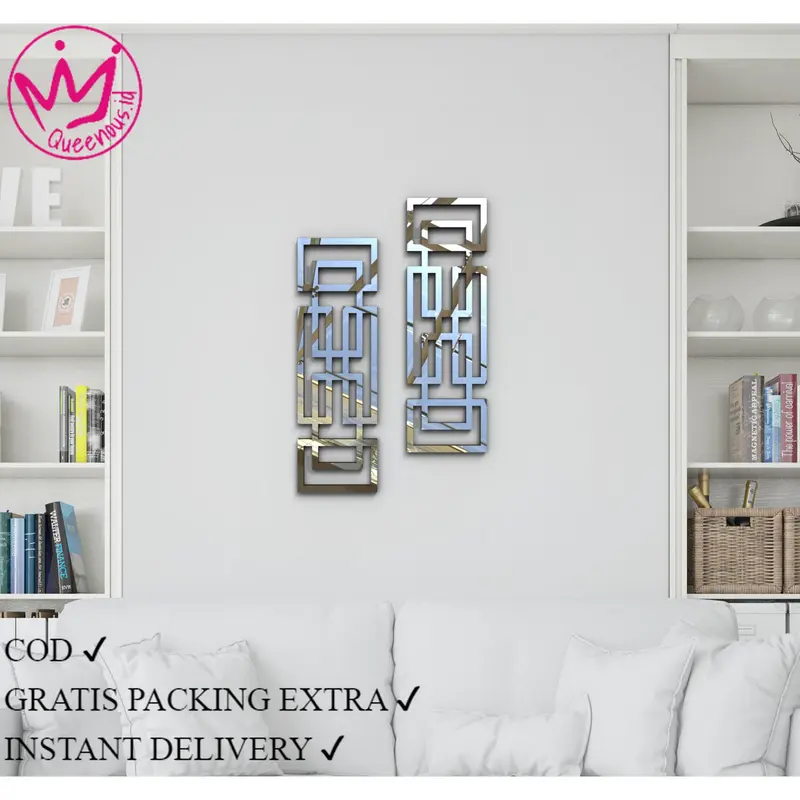 wall decoration akrilik laser cutting minimalis/ hiasan dinding/ seni menghias dinding/ dekorasi rumah/cafe/butiK/RESTO 5