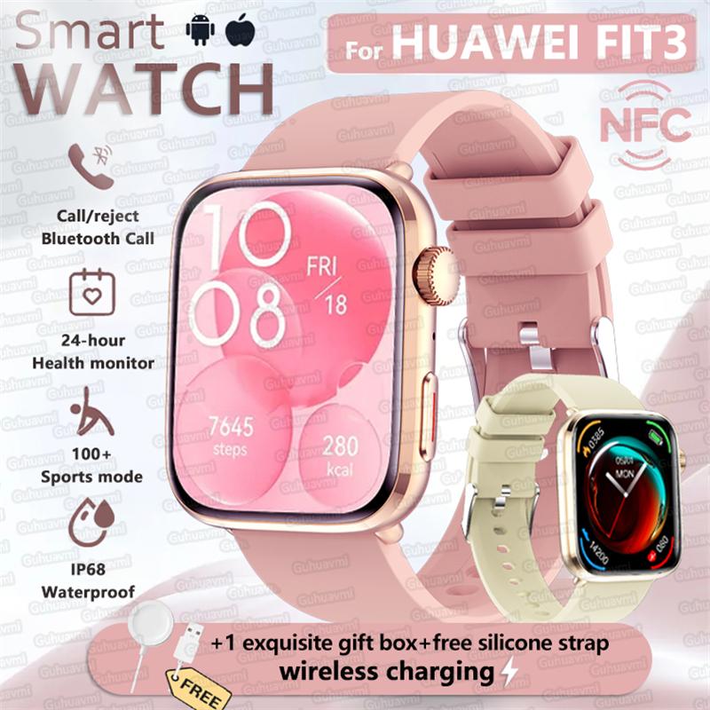 2025 Mới Dành Cho Đồng Hồ Thông Minh NFC HUAWEI Nam 1.85" Màn Hình AMOLED Huyết…