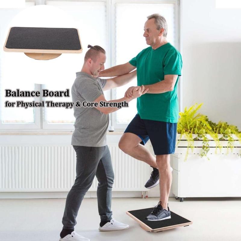 Wulan Sport Đa năng Bằng gỗ Bảng cân bằng Chống trượt Tập luyện sức mạnh cốt…